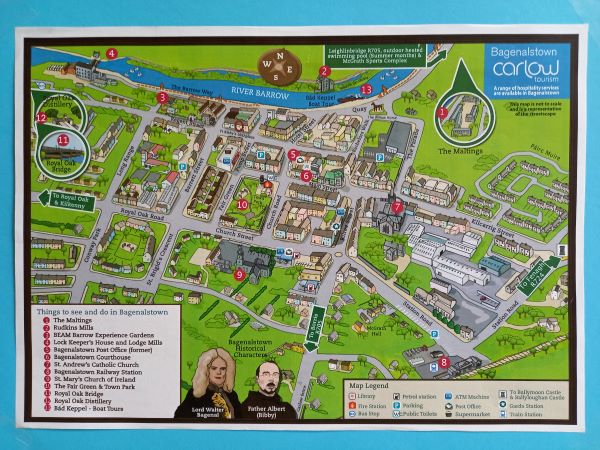 Map Of Carlow Town Carlow, Ireland Maps To Help You Get Around Map Of Carlow Town Carlow, Ireland Maps To Help You Get Around